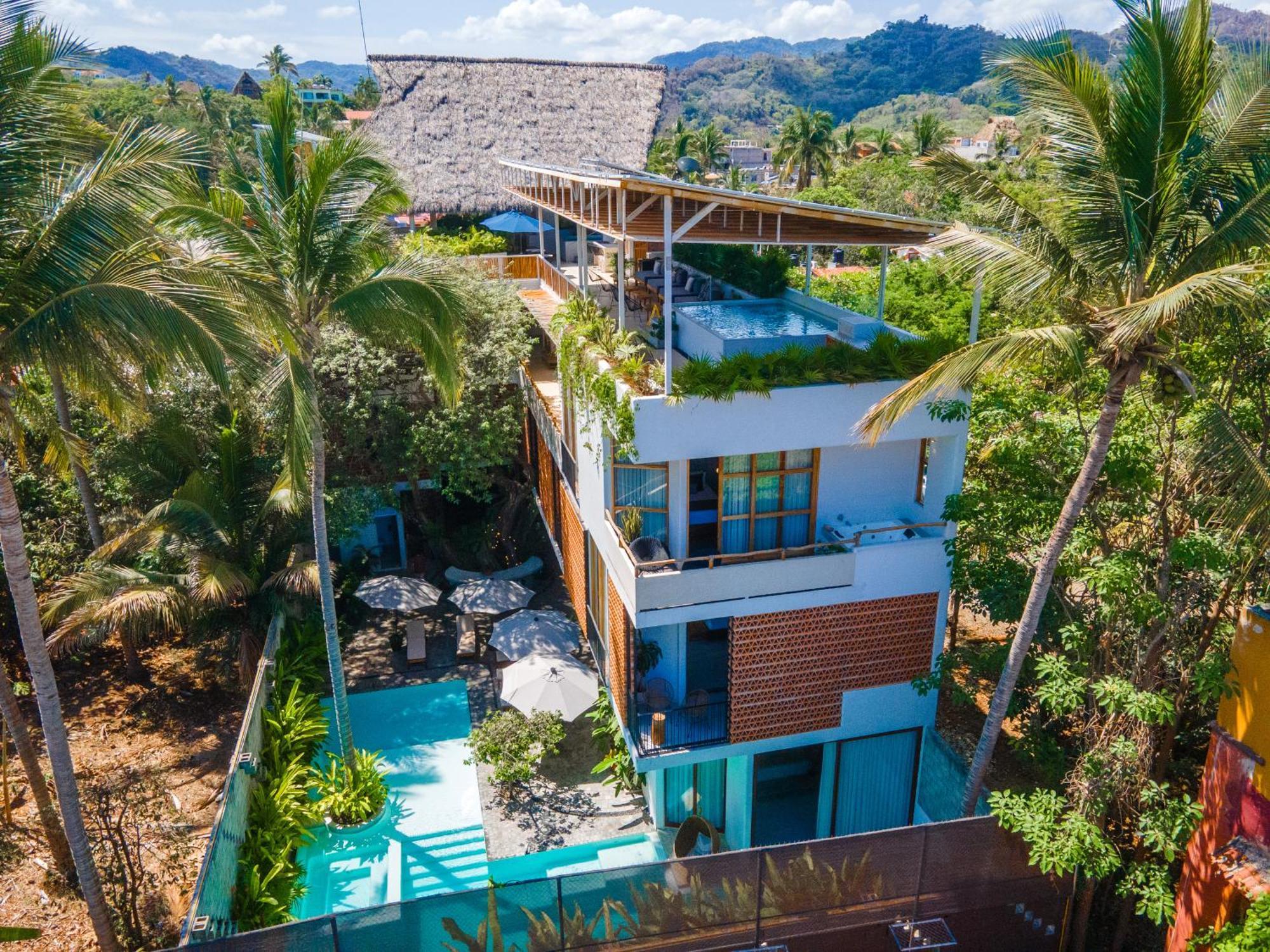 Agua De Luna Hotel Boutique, San Pancho Nayarit سان فرانسيسكو المظهر الخارجي الصورة